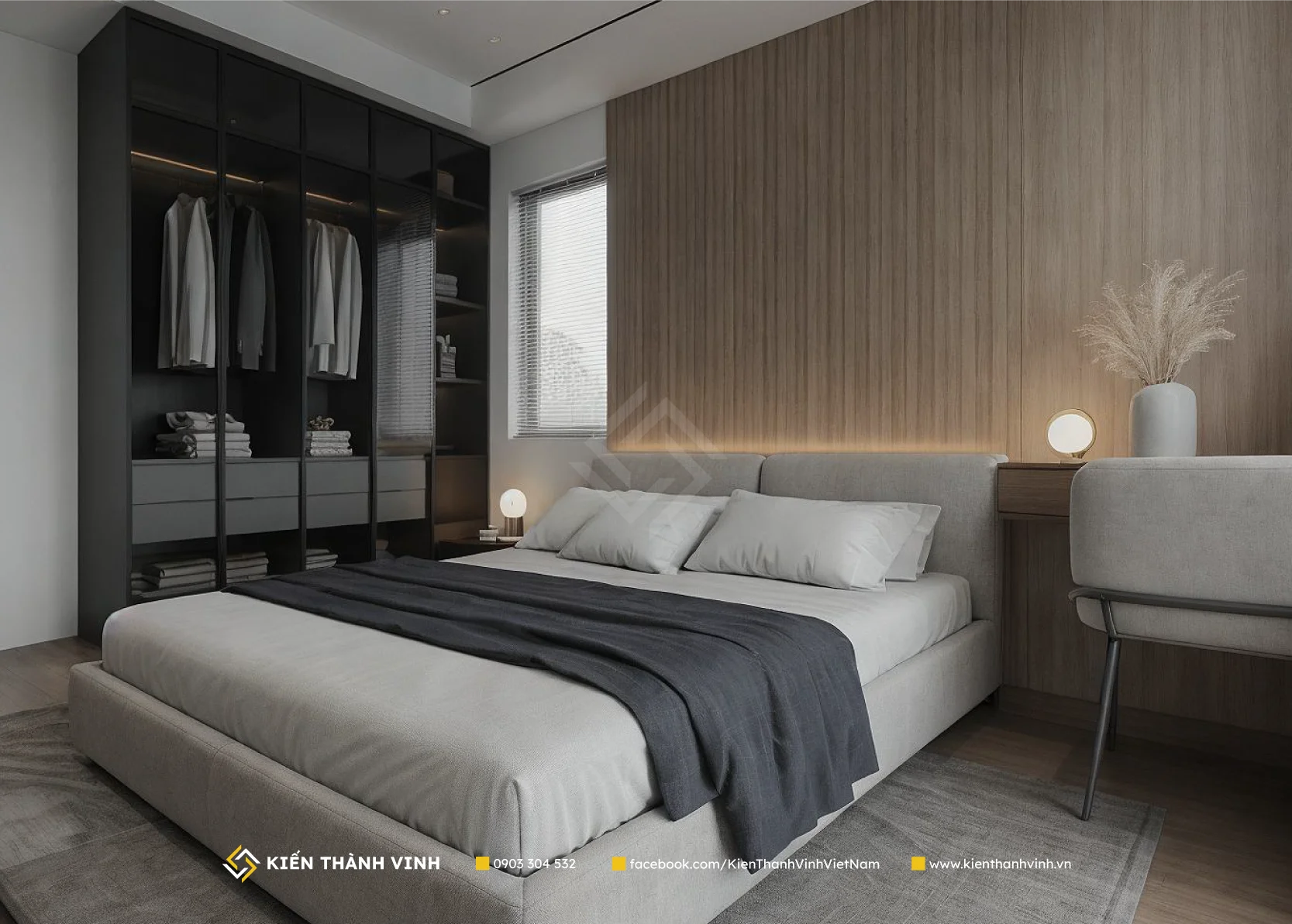 phòng ngủ nhà phố 3 tầng sang trọng tạo dựng hạnh phúc Aristo Home