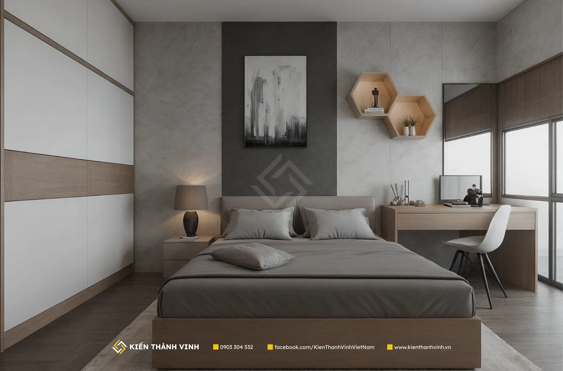 toàn cảnh phòng ngủ nhà phố 5 tầng sang trọng đầy tinh tế Luxe Residence
