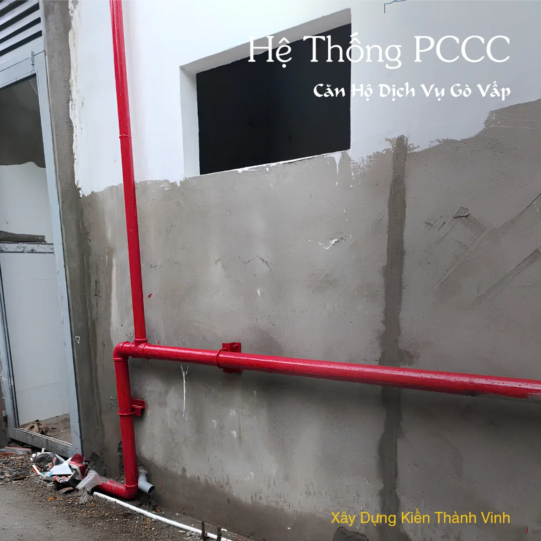 Hệ thống phòng cháy chữa cháy của căn hộ dịch vụ cho thuê hiện đại sinh lời cao tại Gò Vấp