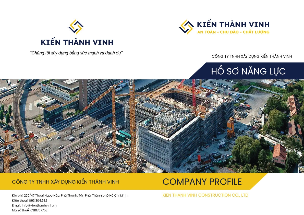 Hồ sơ năng lực Kiến Thành Vinh tờ bìa 1