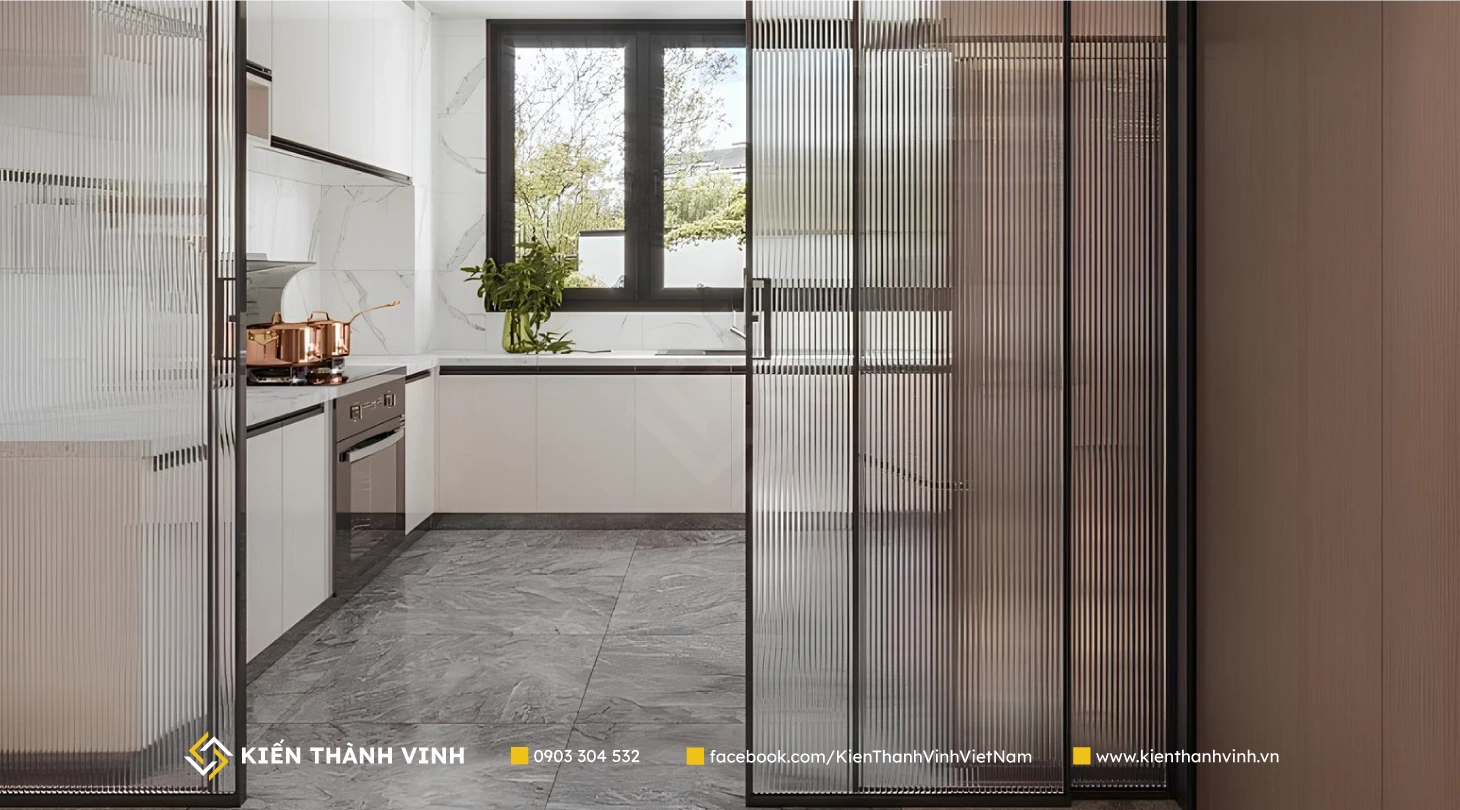 Việt House nội thất phòng bếp phong cách tối giản