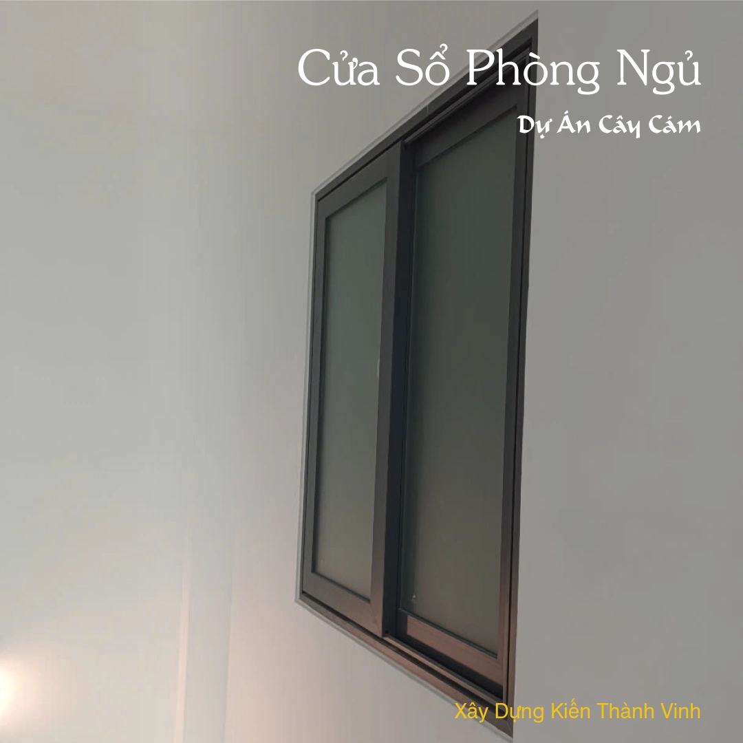 Cửa sổ phòng ngủ của dự án Cây Cám