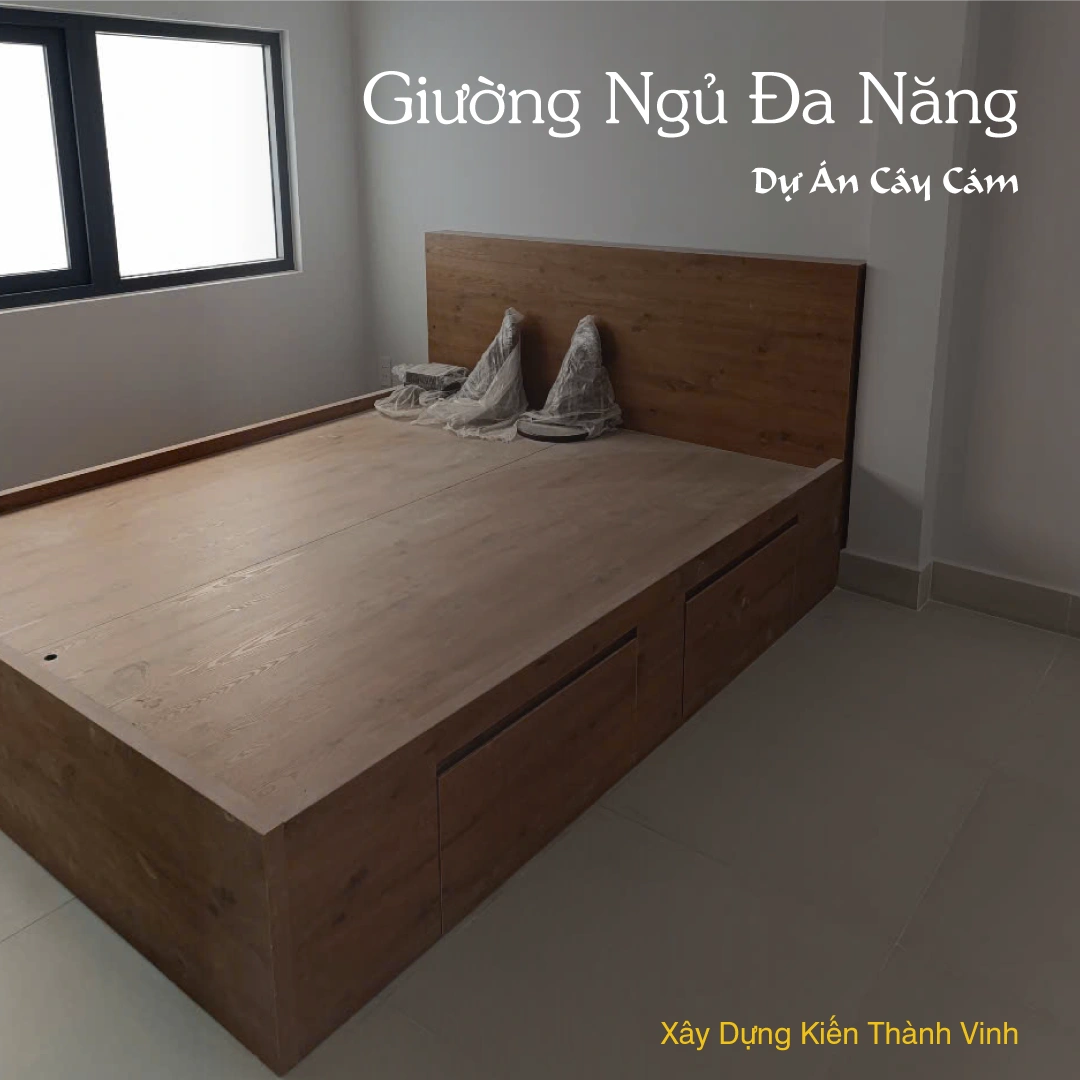 Giường ngủ đa năng của dự án cây cám
