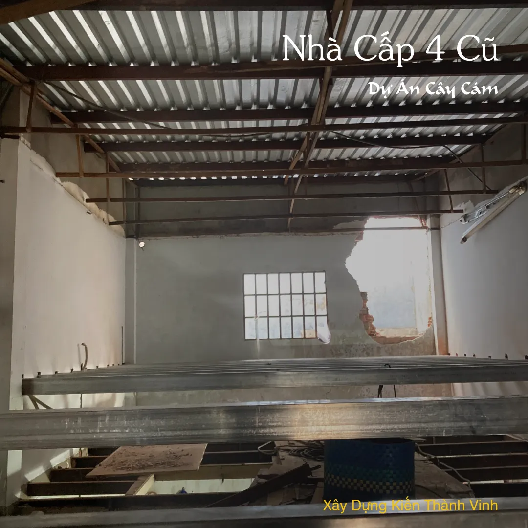 Nhà cấp 4 cũ dự án cây cám
