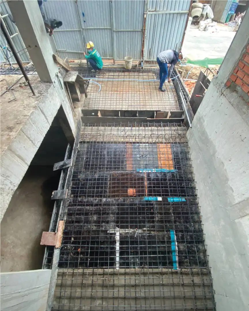 Tầng hầm phải đồng bộ kết cấu nhà